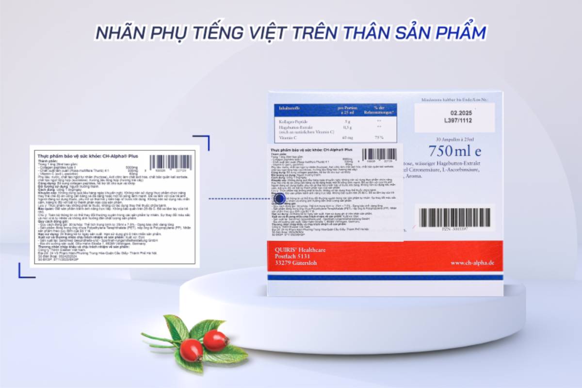 Thành phần chính trong CH-Alpha Plus